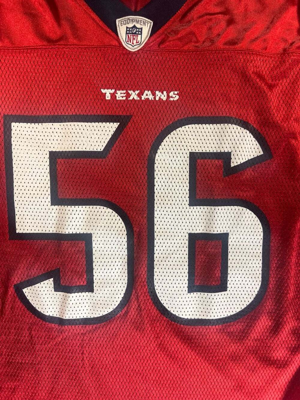NFL Houston Texans Brian Cushing #56 Battle Red Jersey - Picture 4 of 6